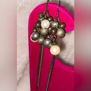 Vintage Y2K Tri-color dangle earrings